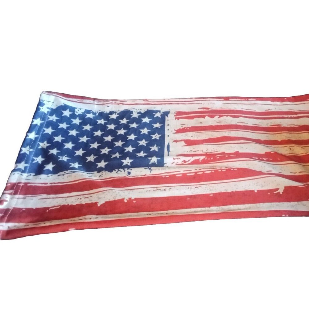 American Flag Red White Blue Stars Stripes Fabric Standard Mailbox Cover